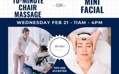 Exclusive Offer: Free 10-Minute Chair Massages or Mini Facials Tomorrow!